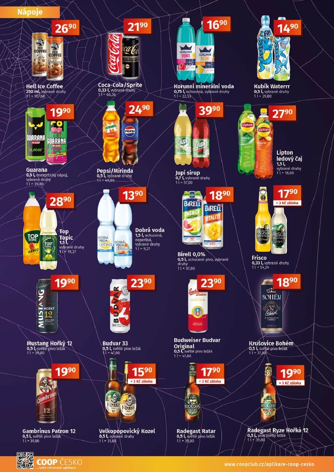 Originální strana 8 z 10 letáku COOP – Coop - Tuty-Tip Menu