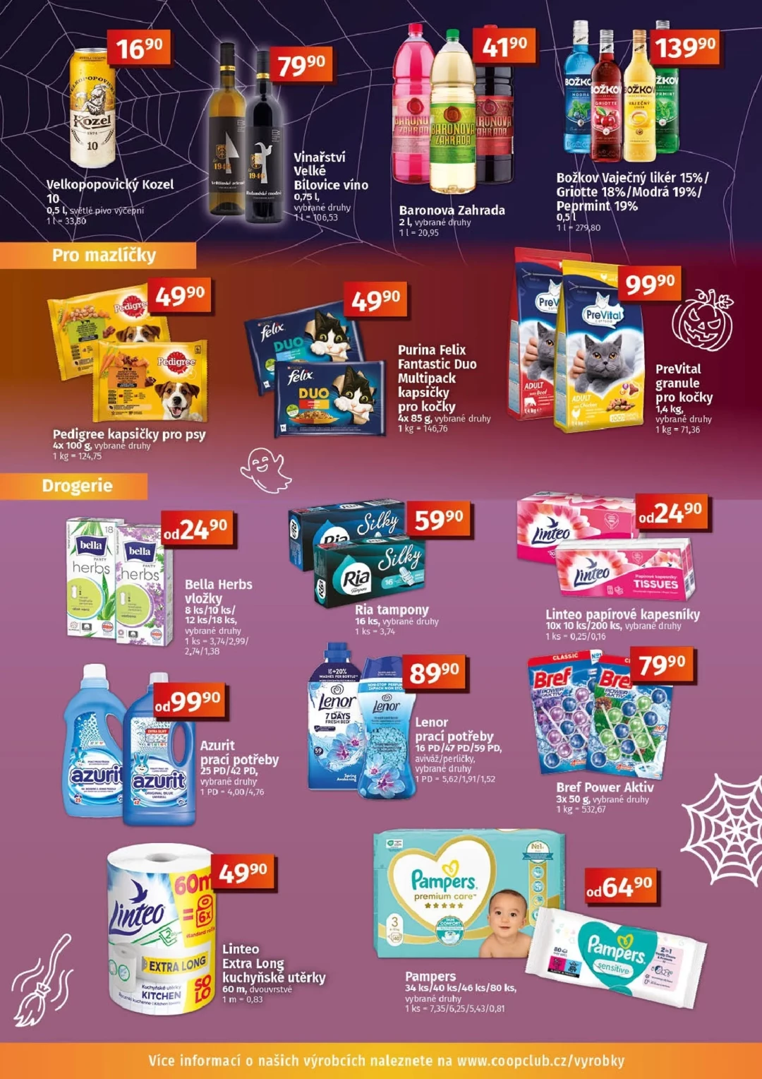Originální strana 9 z 10 letáku COOP – Coop - Tuty-Tip Menu