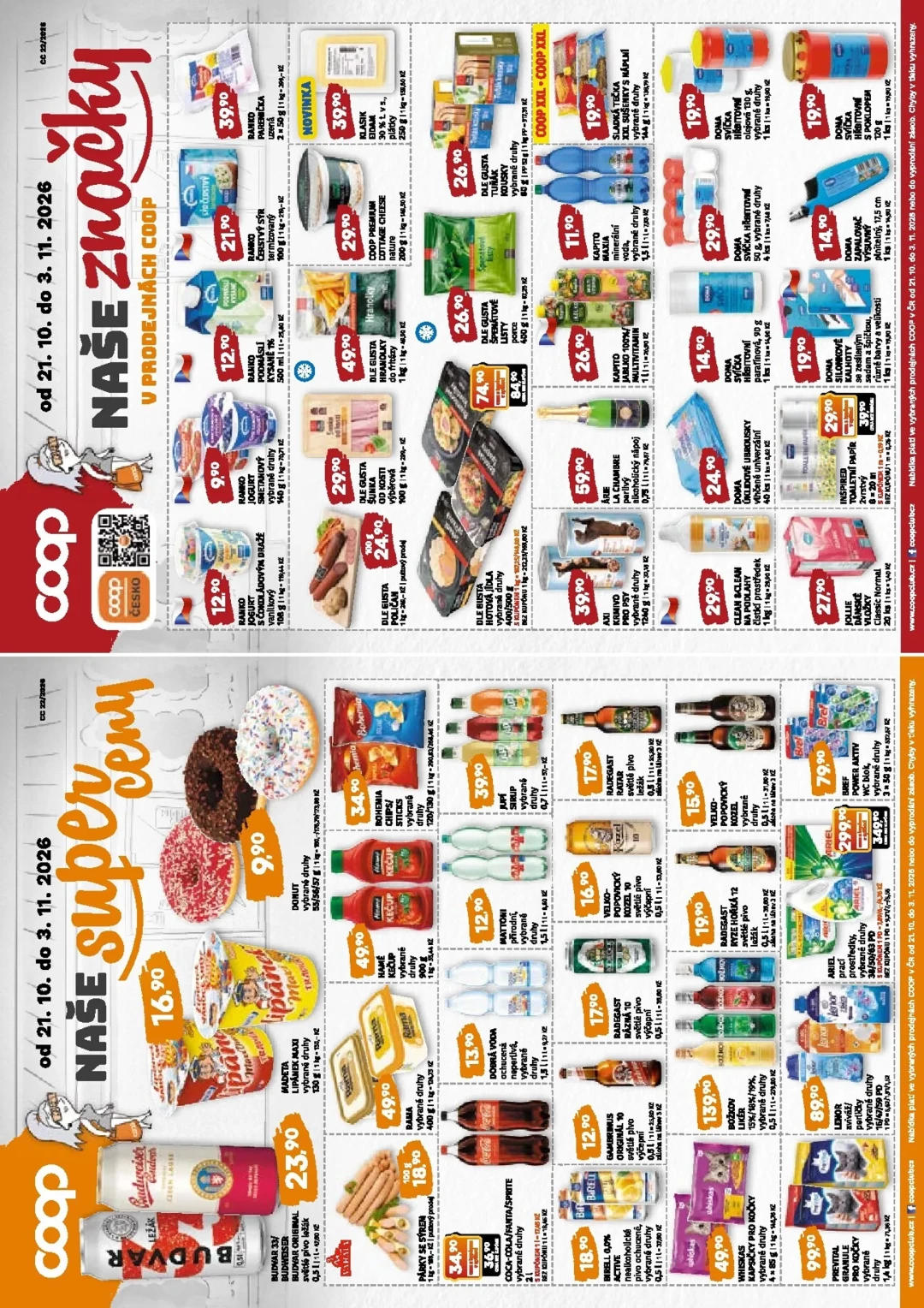 Originální strana 4 z 4 letáku COOP – COOP - Západní Čechy