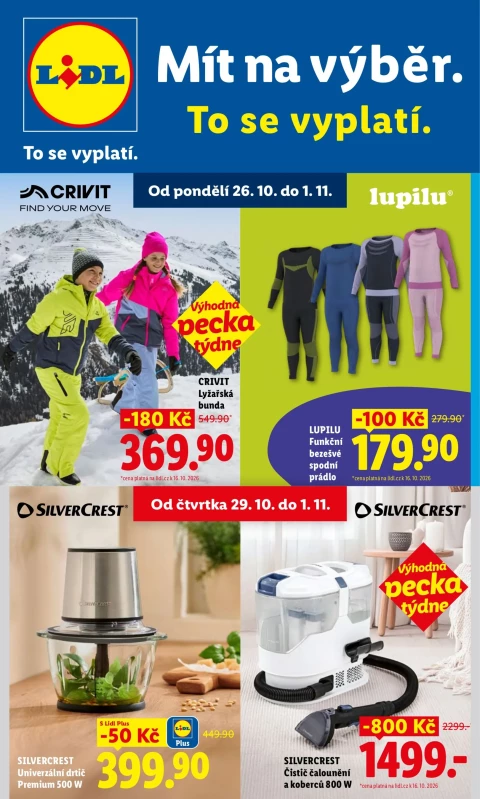 Obálka letáku Lidl: Lidl - Spotřební zboží