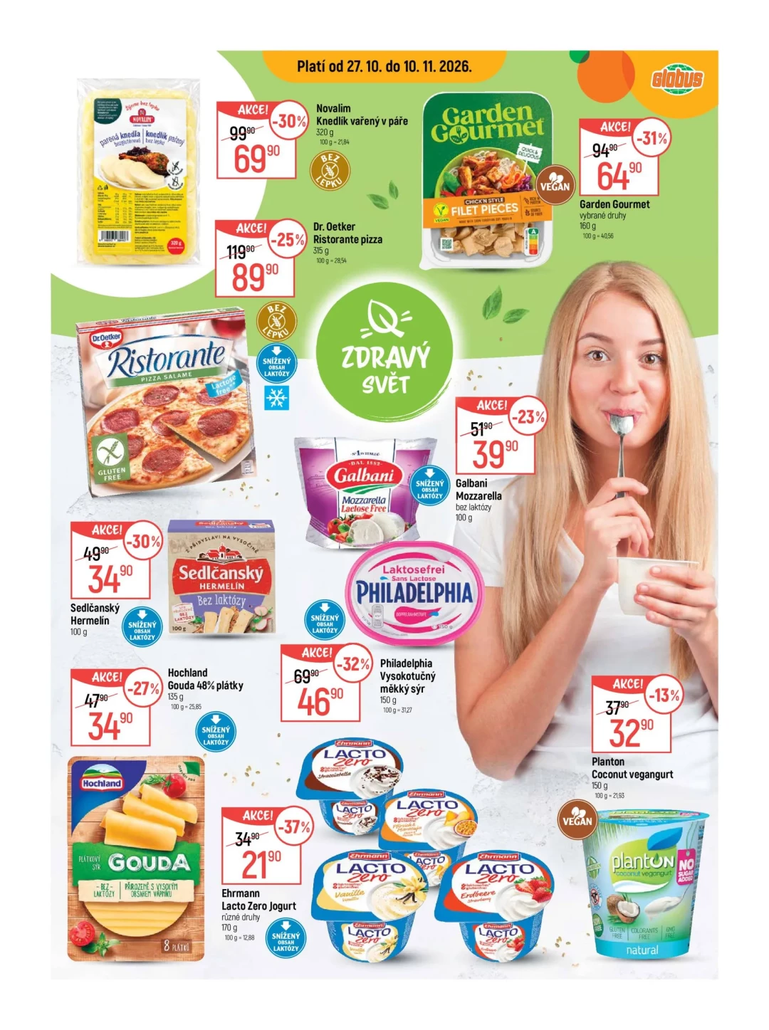 Originální strana 2 z 2 letáku Globus – Globus - Zdravý svět