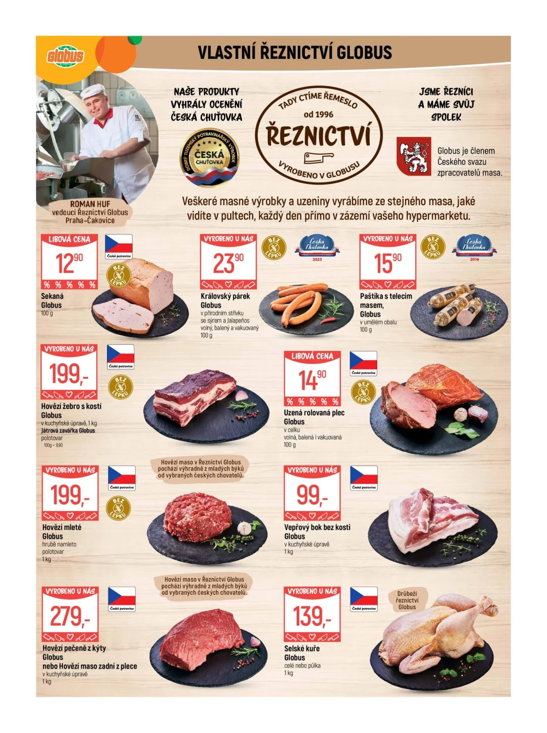 Originální strana 5 z 55 letáku Globus – Globus Praha–Čakovice