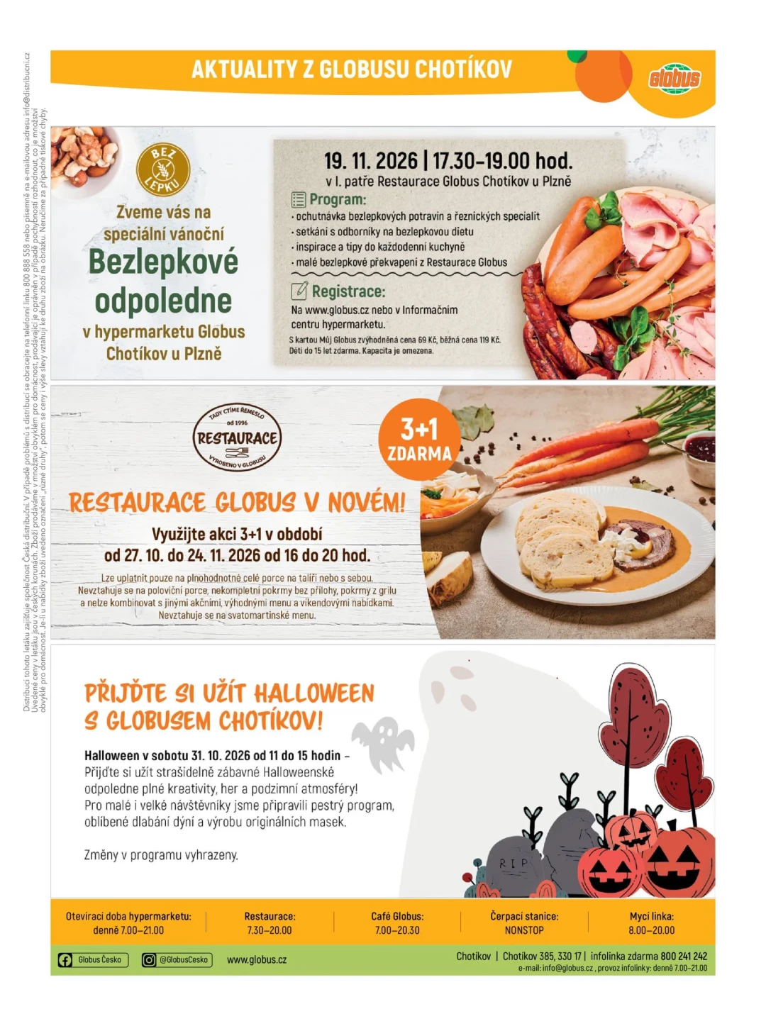 Originální strana 46 z 55 letáku Globus – Globus Plzeň–Chotíkov