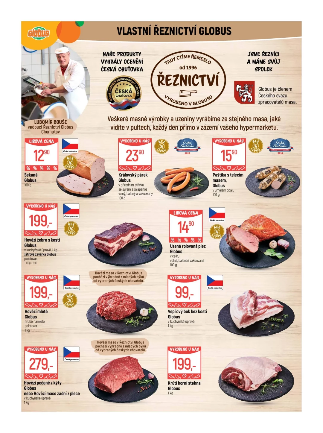 Originální strana 5 z 55 letáku Globus – Globus Chomutov