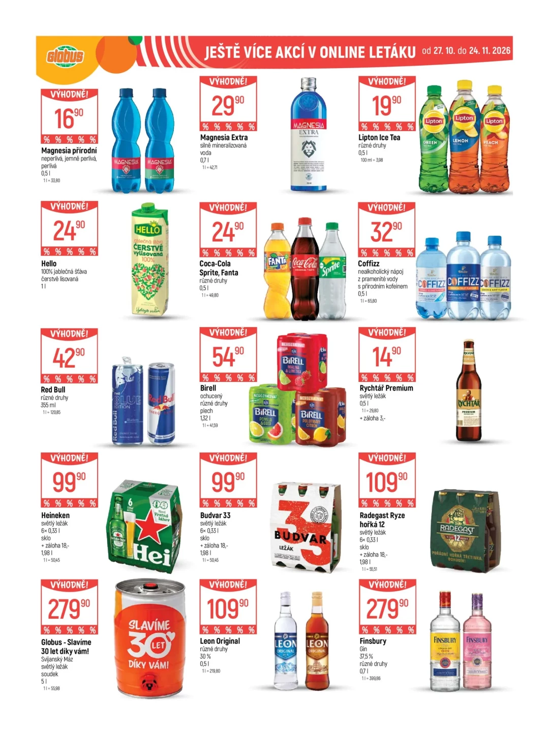 Originální strana 49 z 55 letáku Globus – Globus Chomutov