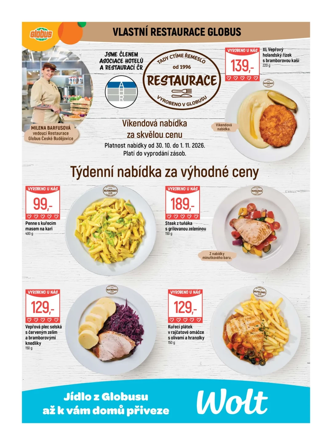 Originální strana 7 z 55 letáku Globus – Globus České Budějovice