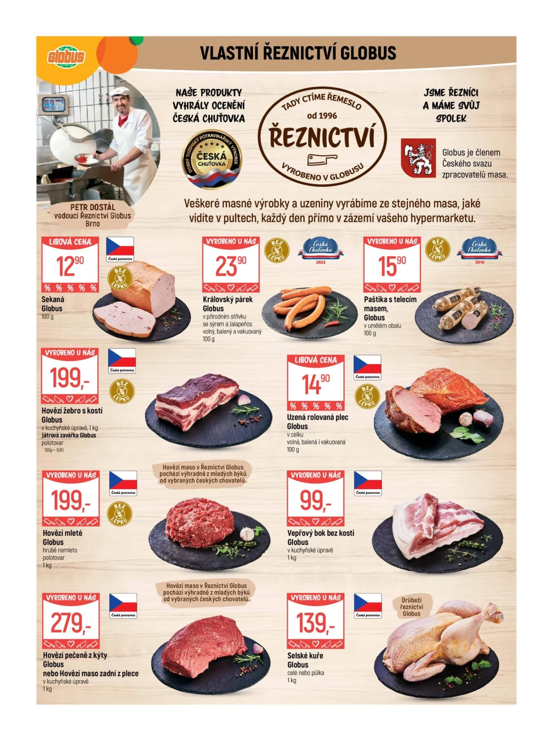 Originální strana 5 z 55 letáku Globus – Globus Brno