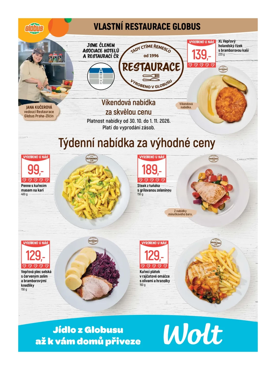 Originální strana 7 z 55 letáku Globus – Globus Praha–Zličín
