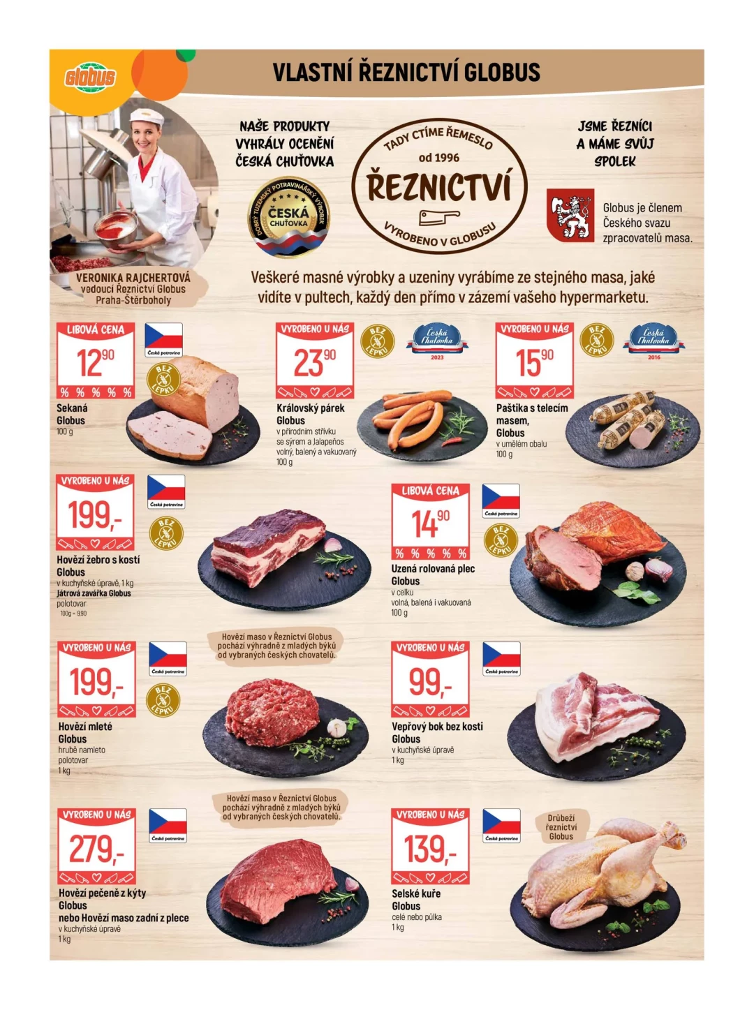 Originální strana 5 z 54 letáku Globus – Globus Praha–Štěrboholy