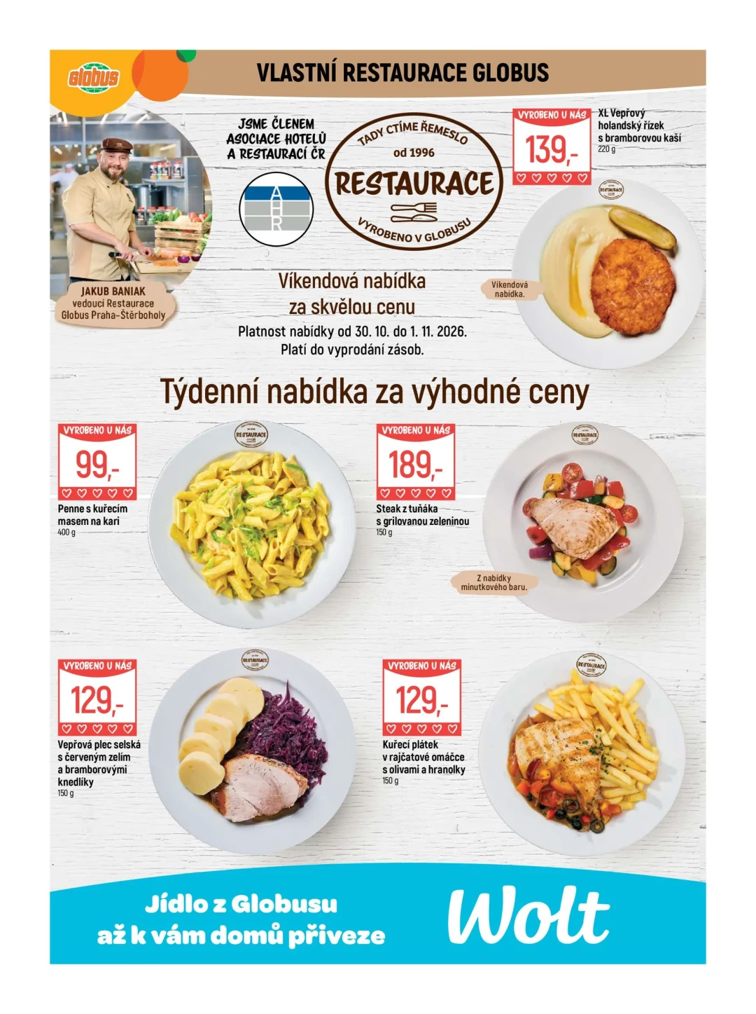 Originální strana 7 z 54 letáku Globus – Globus Praha–Štěrboholy