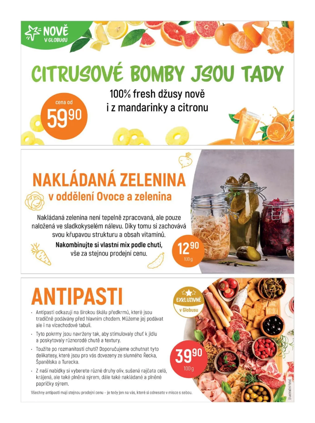 Originální strana 45 z 54 letáku Globus – Globus Praha–Štěrboholy