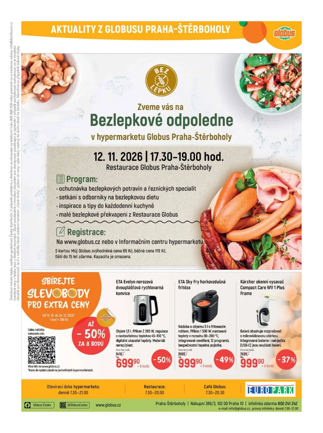 Originální strana 46 z 54 letáku Globus – Globus Praha–Štěrboholy