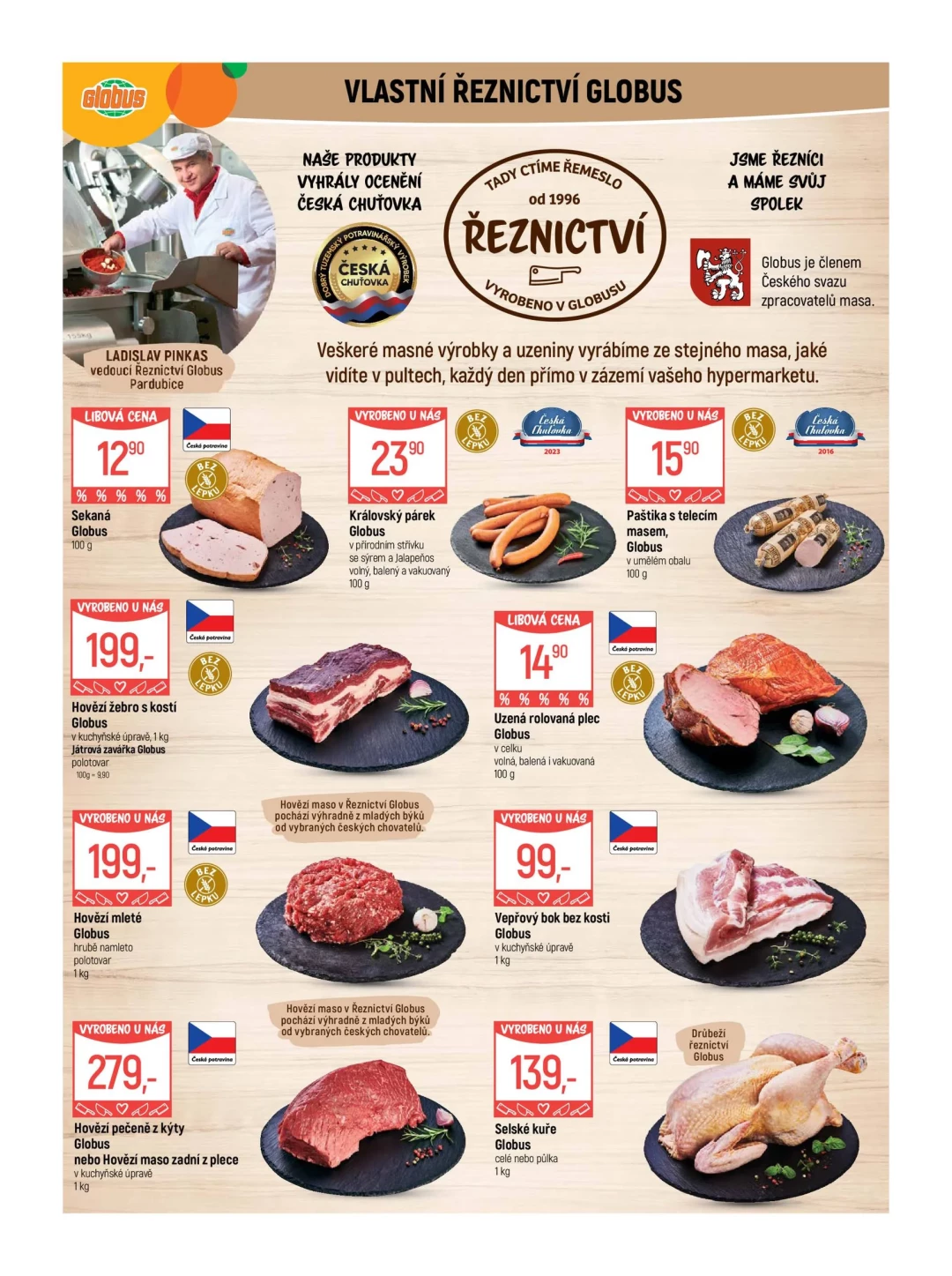 Originální strana 5 z 55 letáku Globus – Globus Pardubice