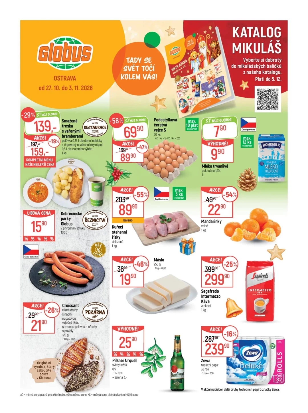 Originální strana 1 z 55 letáku Globus – Globus Ostrava