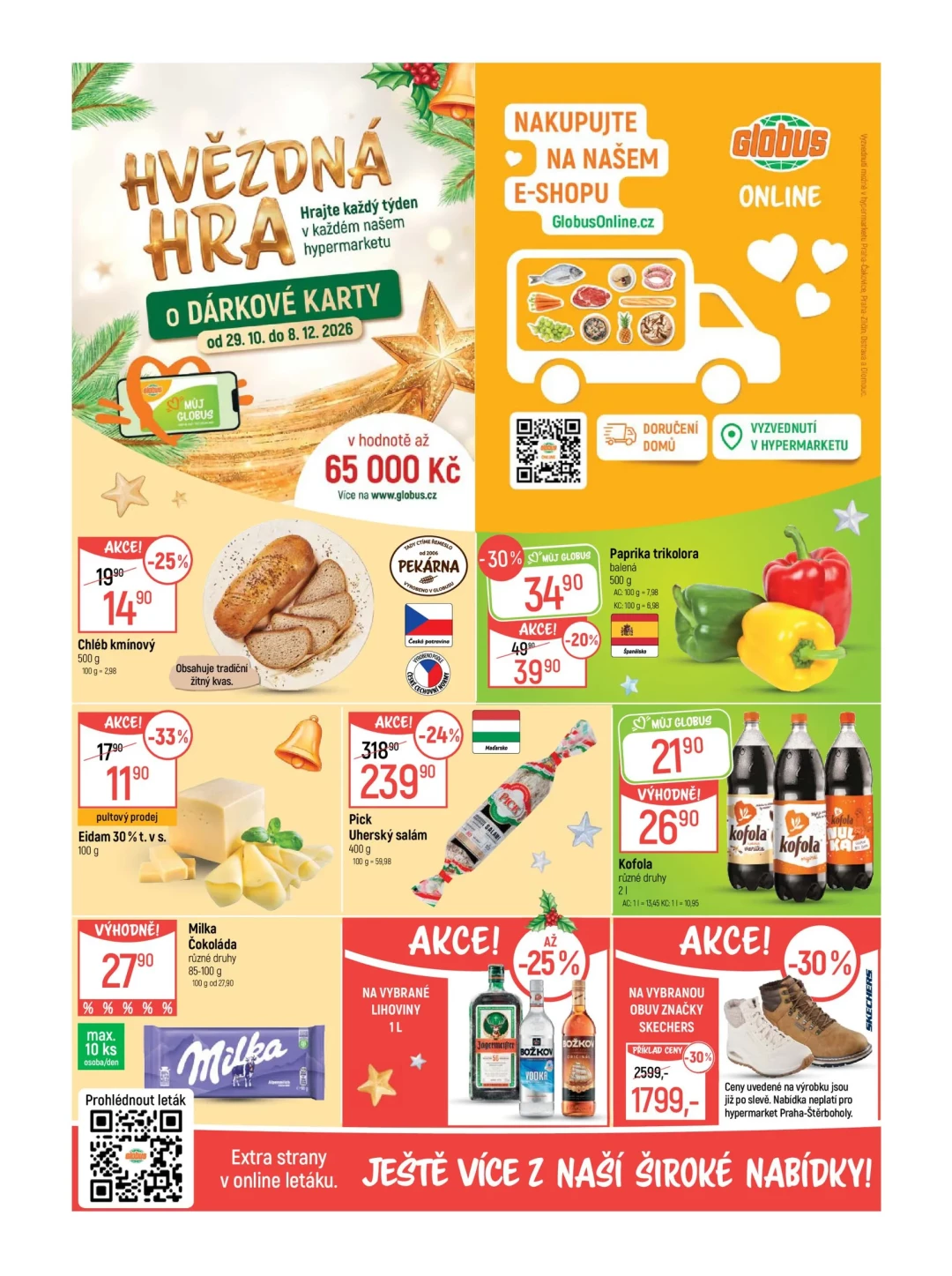 Originální strana 2 z 55 letáku Globus – Globus Olomouc