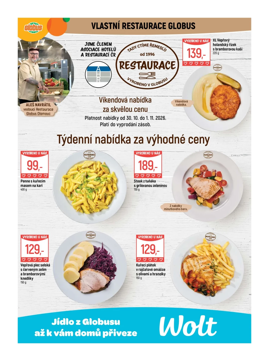 Originální strana 7 z 55 letáku Globus – Globus Olomouc