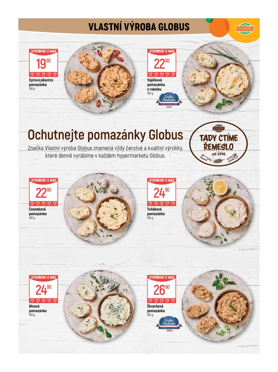 Originální strana 8 z 55 letáku Globus – Globus Olomouc