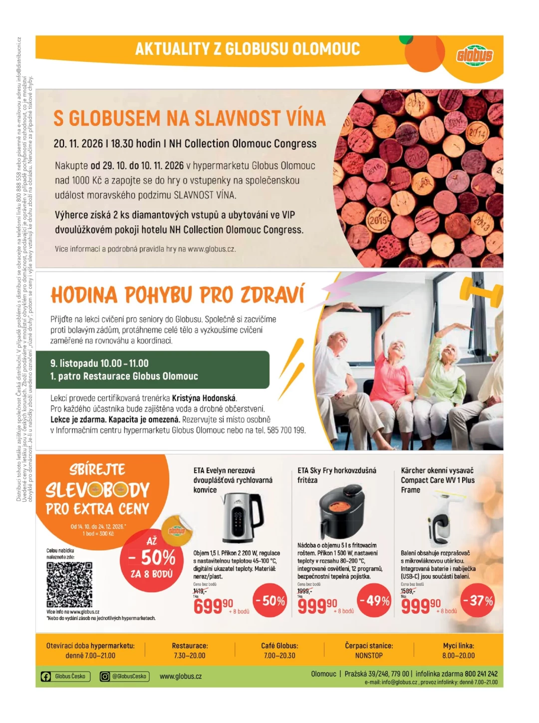 Originální strana 46 z 55 letáku Globus – Globus Olomouc