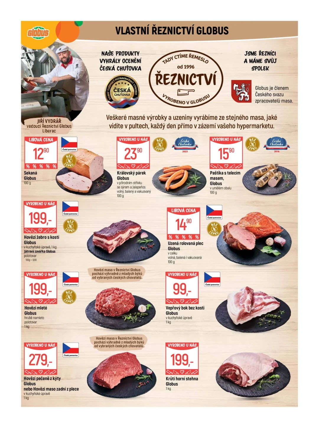 Originální strana 5 z 55 letáku Globus – Globus Liberec