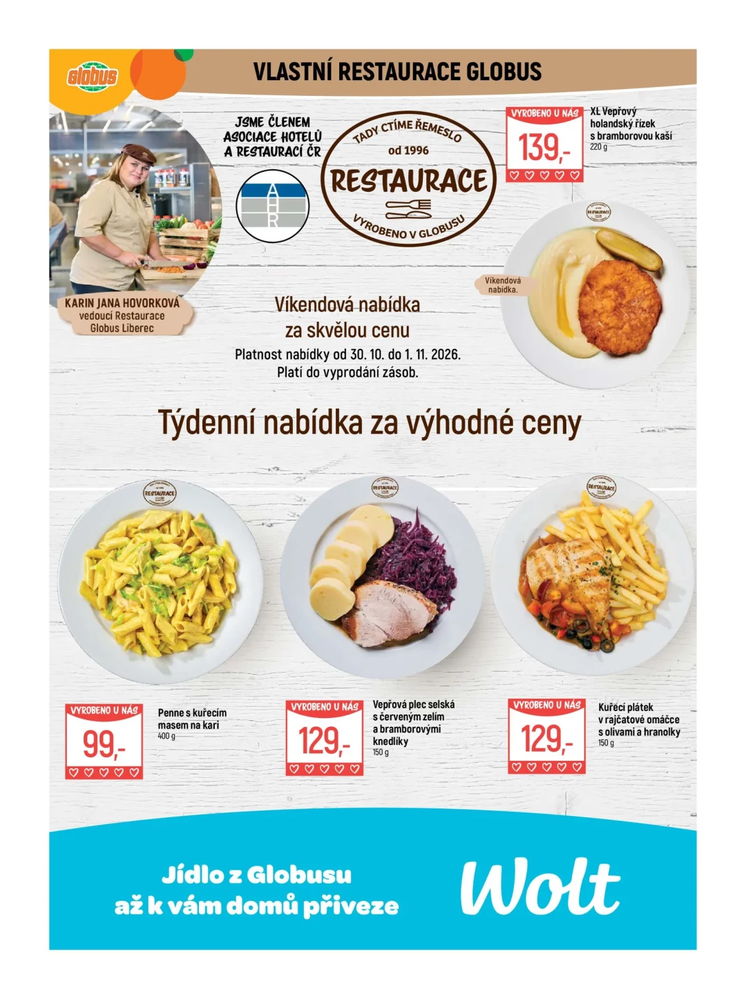 Originální strana 7 z 55 letáku Globus – Globus Liberec
