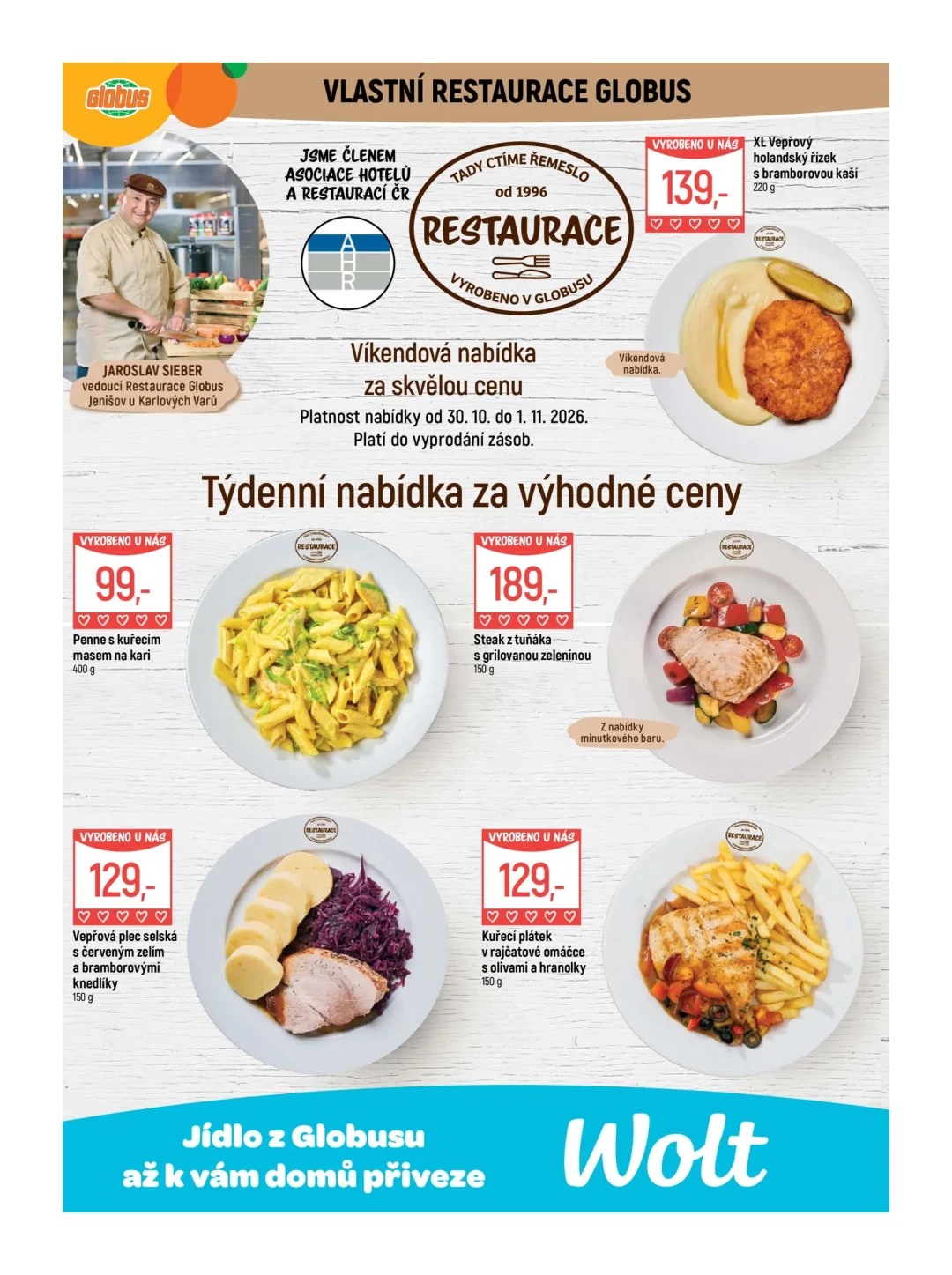 Originální strana 7 z 55 letáku Globus – Globus Karlovy Vary–Jenišov