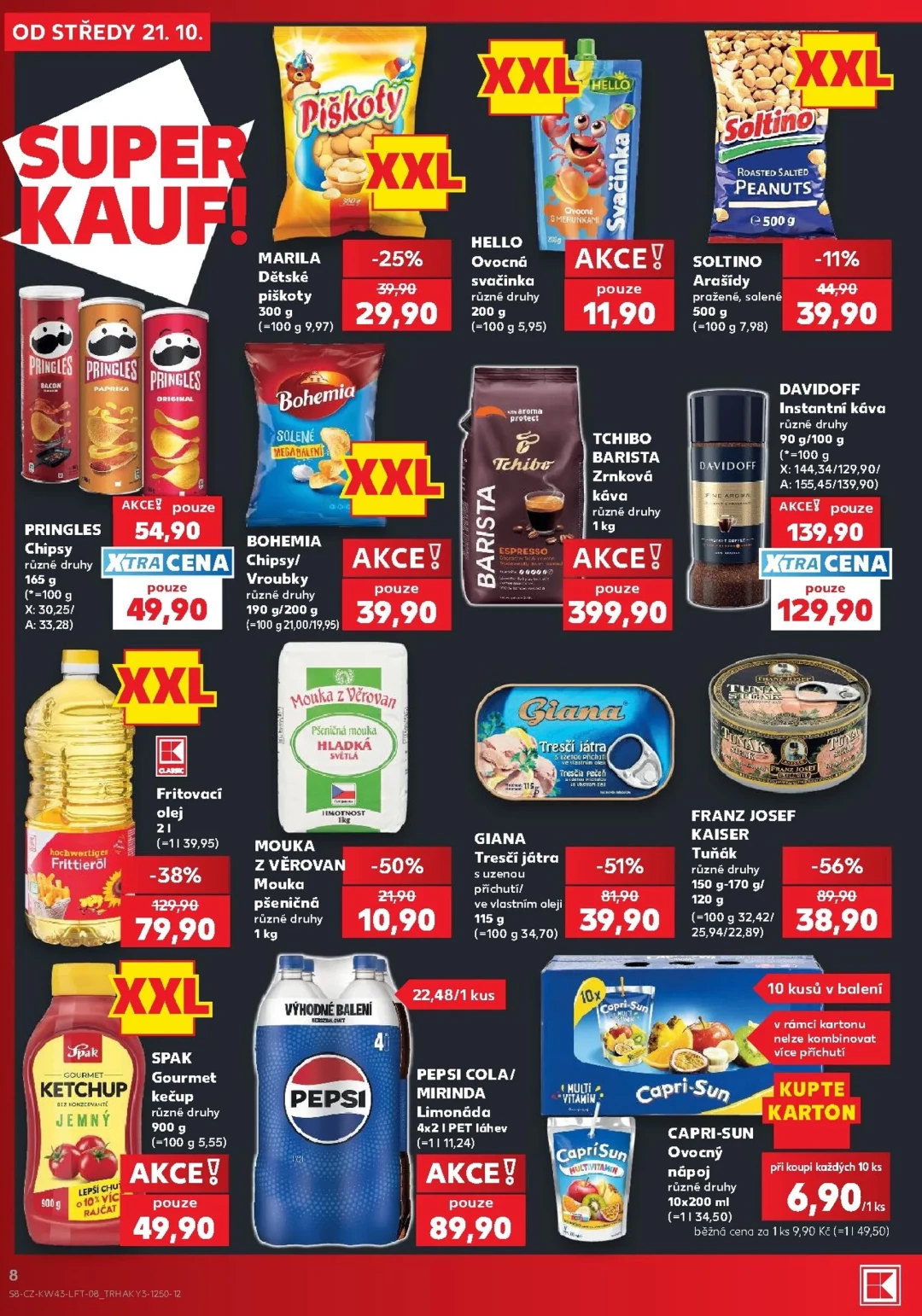 Originální strana 8 z 64 letáku Kaufland – Kaufland - Kolín