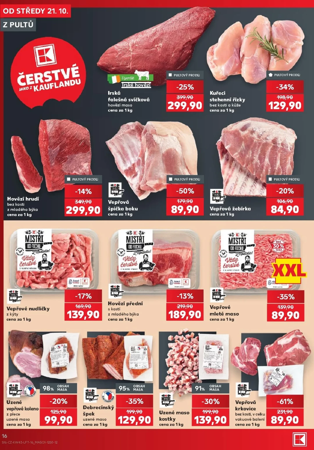 Originální strana 16 z 64 letáku Kaufland – Kaufland - Kolín