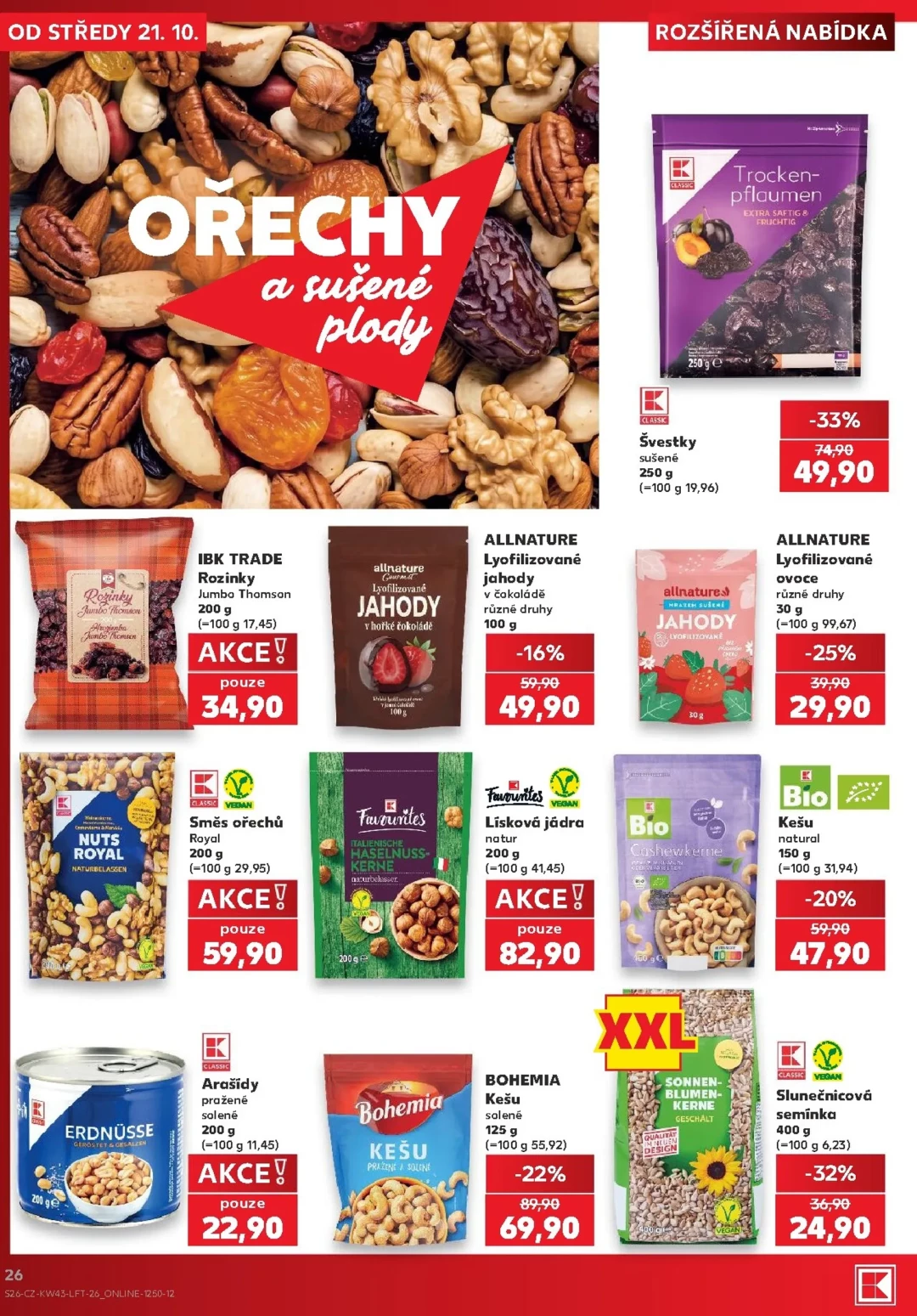Originální strana 26 z 64 letáku Kaufland – Kaufland - Kolín