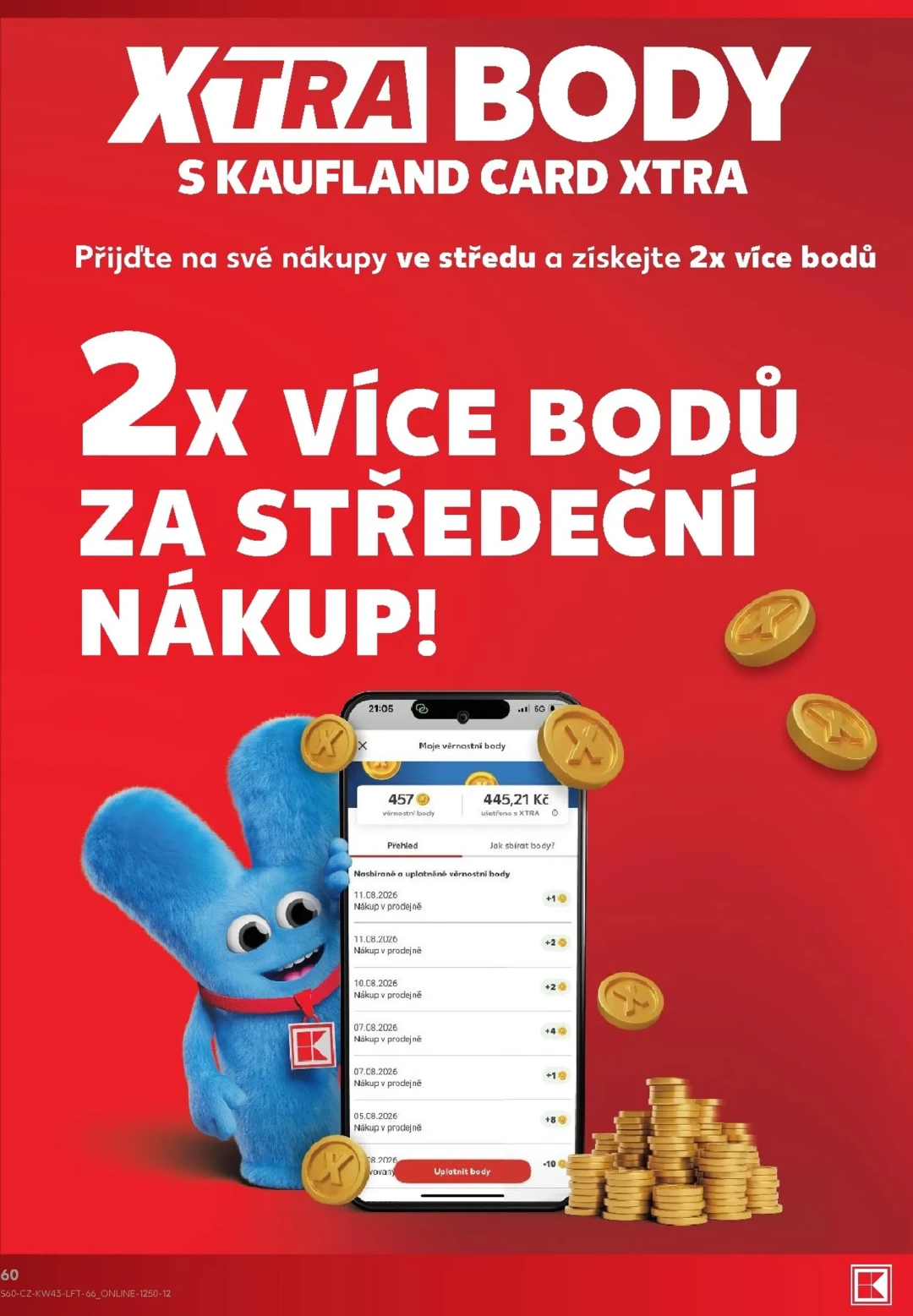Originální strana 60 z 64 letáku Kaufland – Kaufland - Kolín