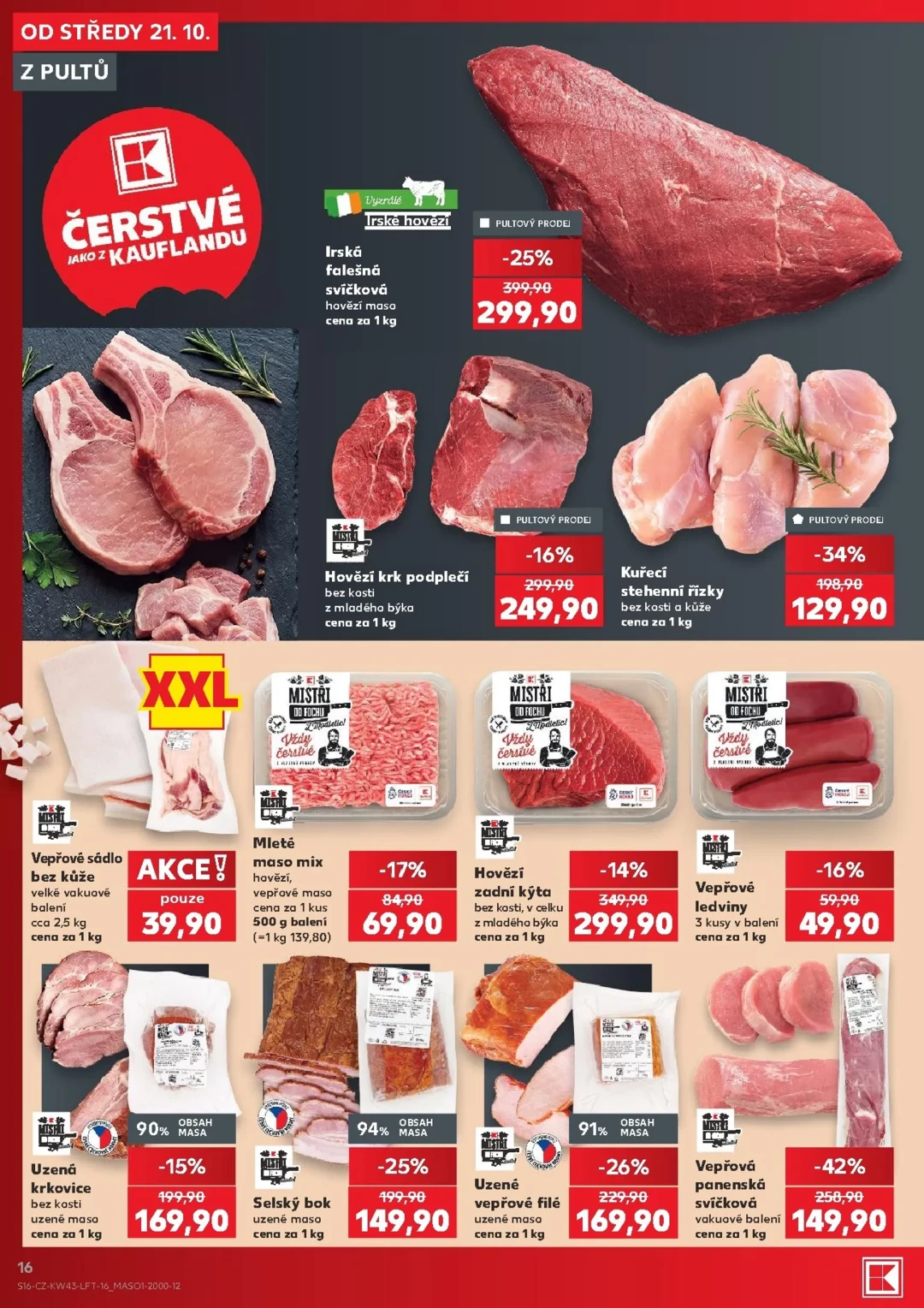 Originální strana 16 z 64 letáku Kaufland – Kaufland - Ostrava