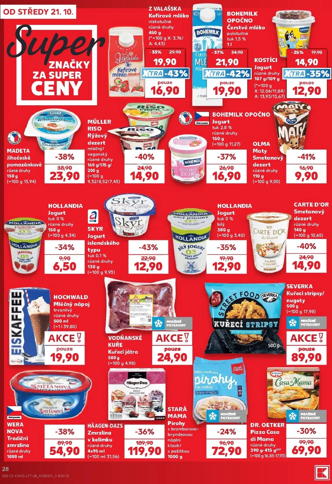 Originální strana 28 z 64 letáku Kaufland – Kaufland - Karviná