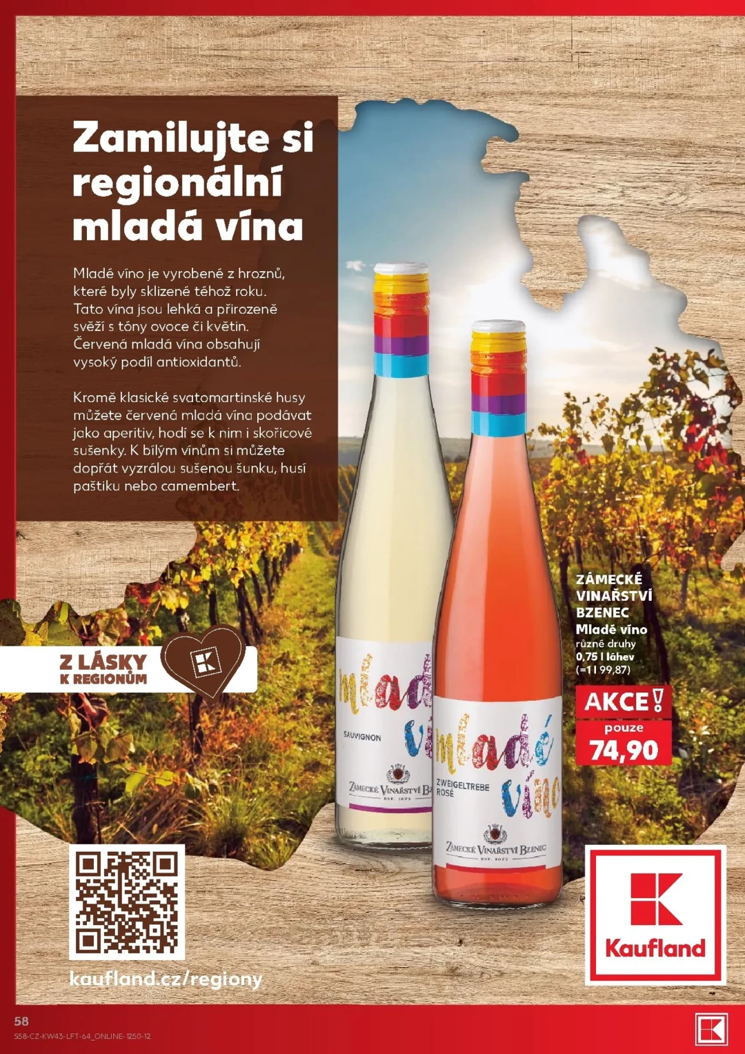 Originální strana 58 z 64 letáku Kaufland – Kaufland - Karviná