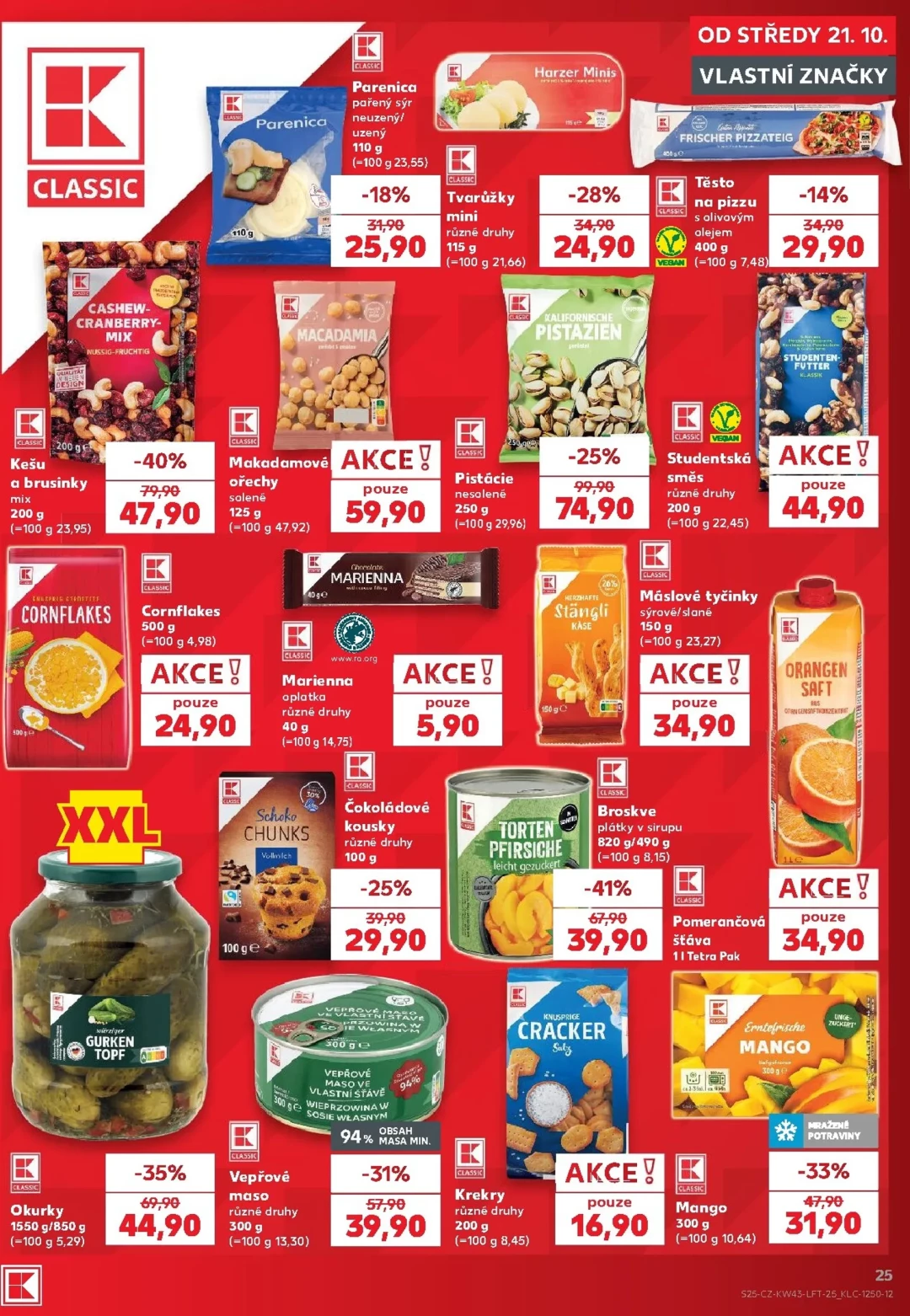 Originální strana 25 z 64 letáku Kaufland – Kaufland - Praha 4