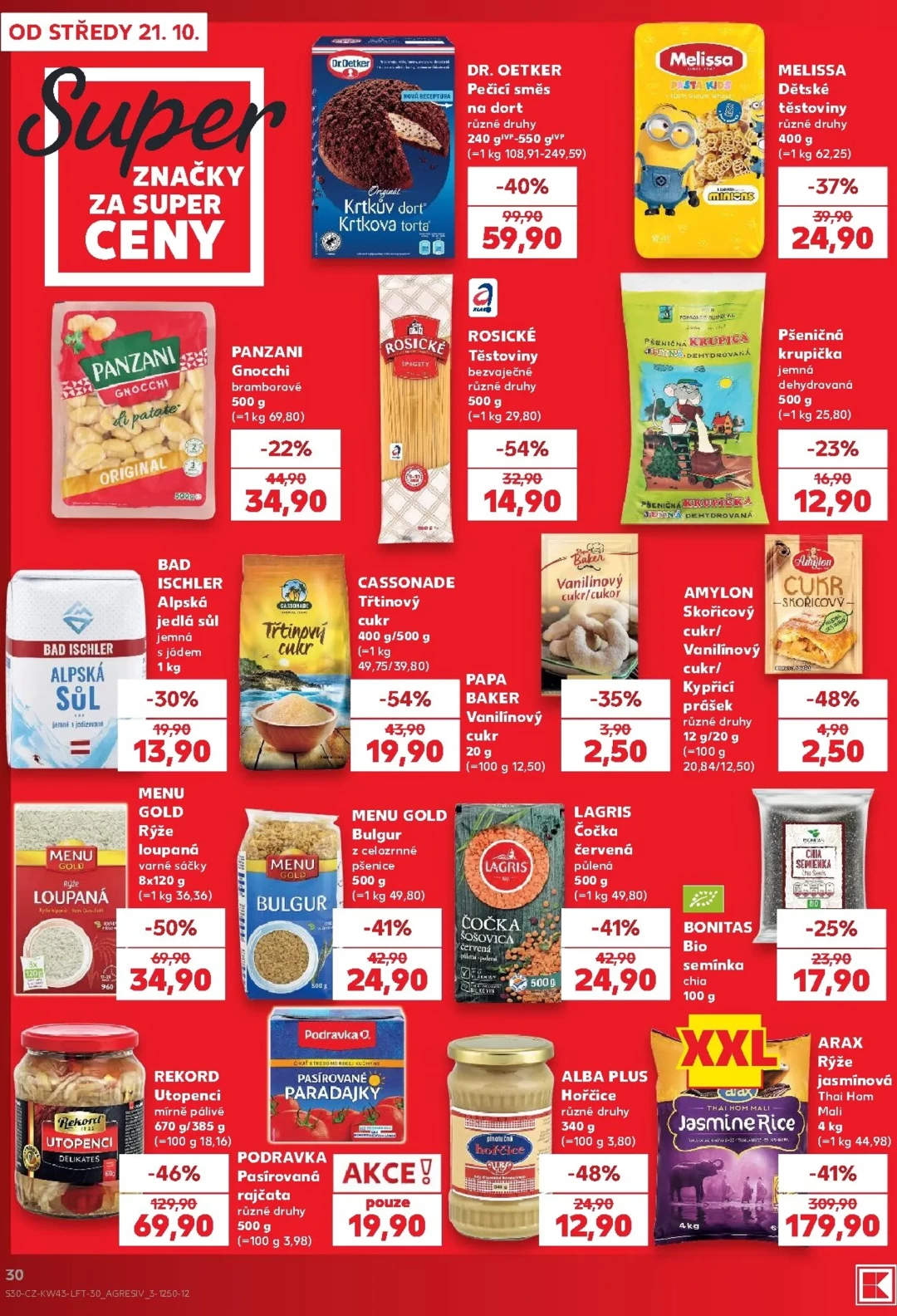 Originální strana 30 z 64 letáku Kaufland – Kaufland - Praha 4