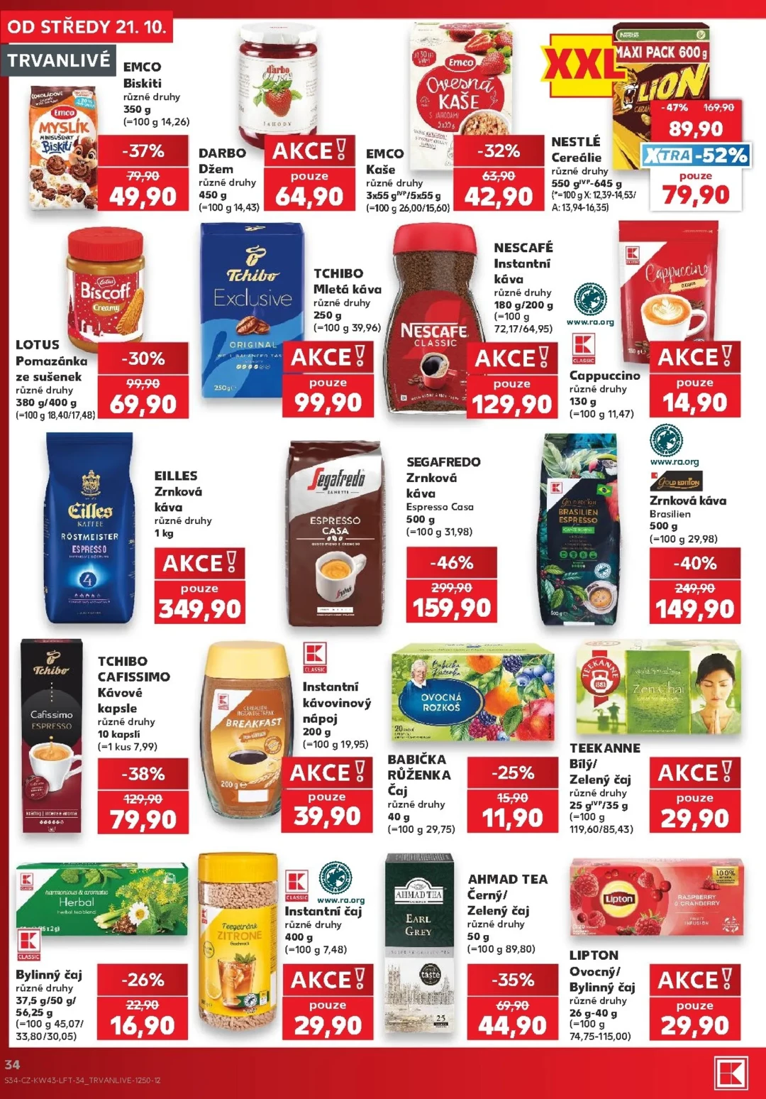 Originální strana 34 z 64 letáku Kaufland – Kaufland - Praha 4