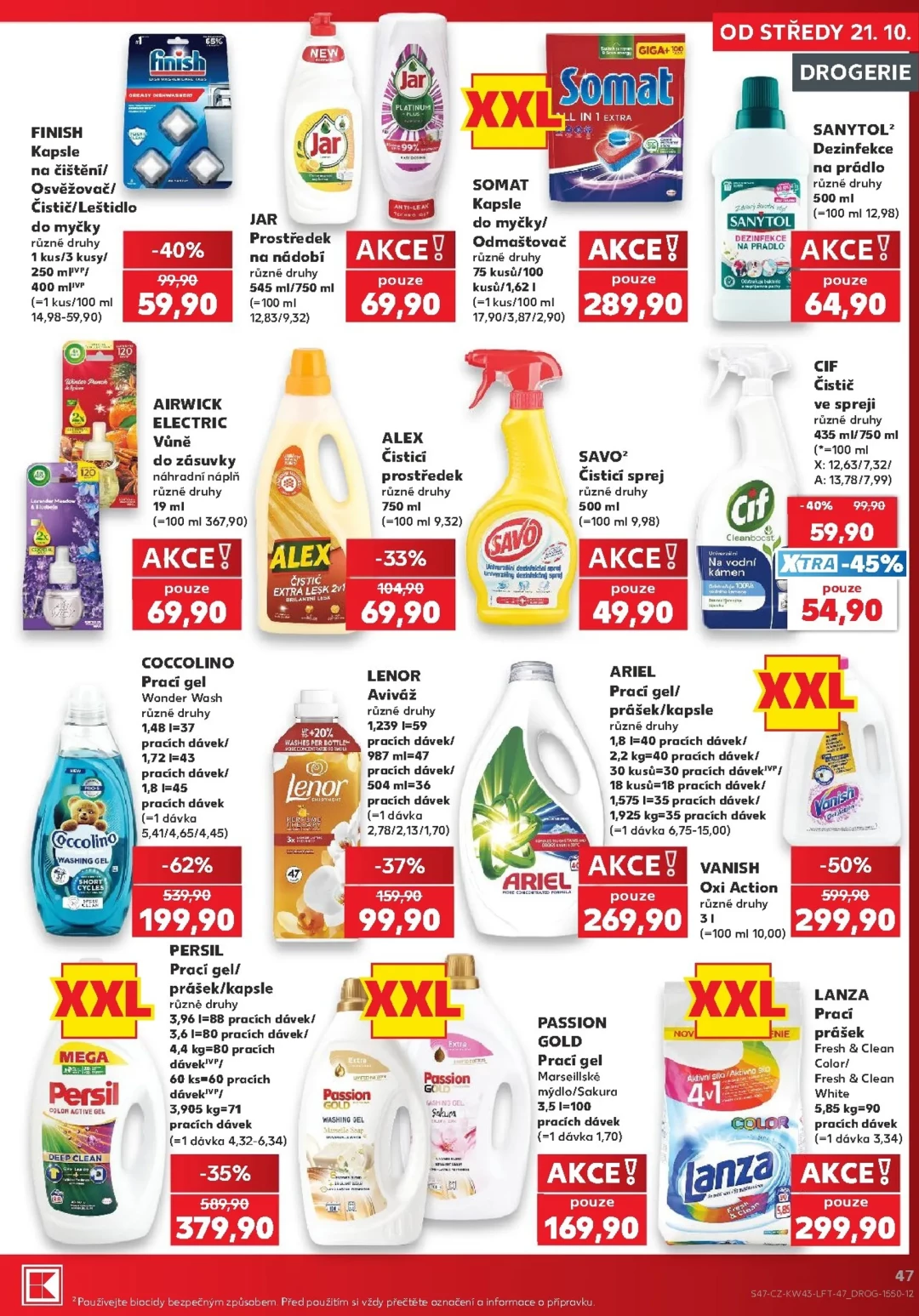 Originální strana 47 z 64 letáku Kaufland – Kaufland - Praha 4