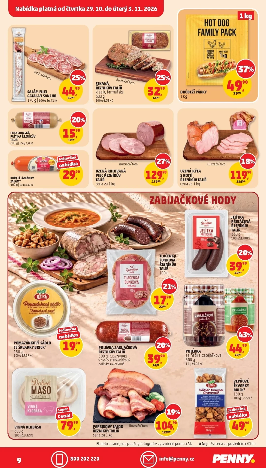 Originální strana 9 z 37 letáku Penny – PENNY