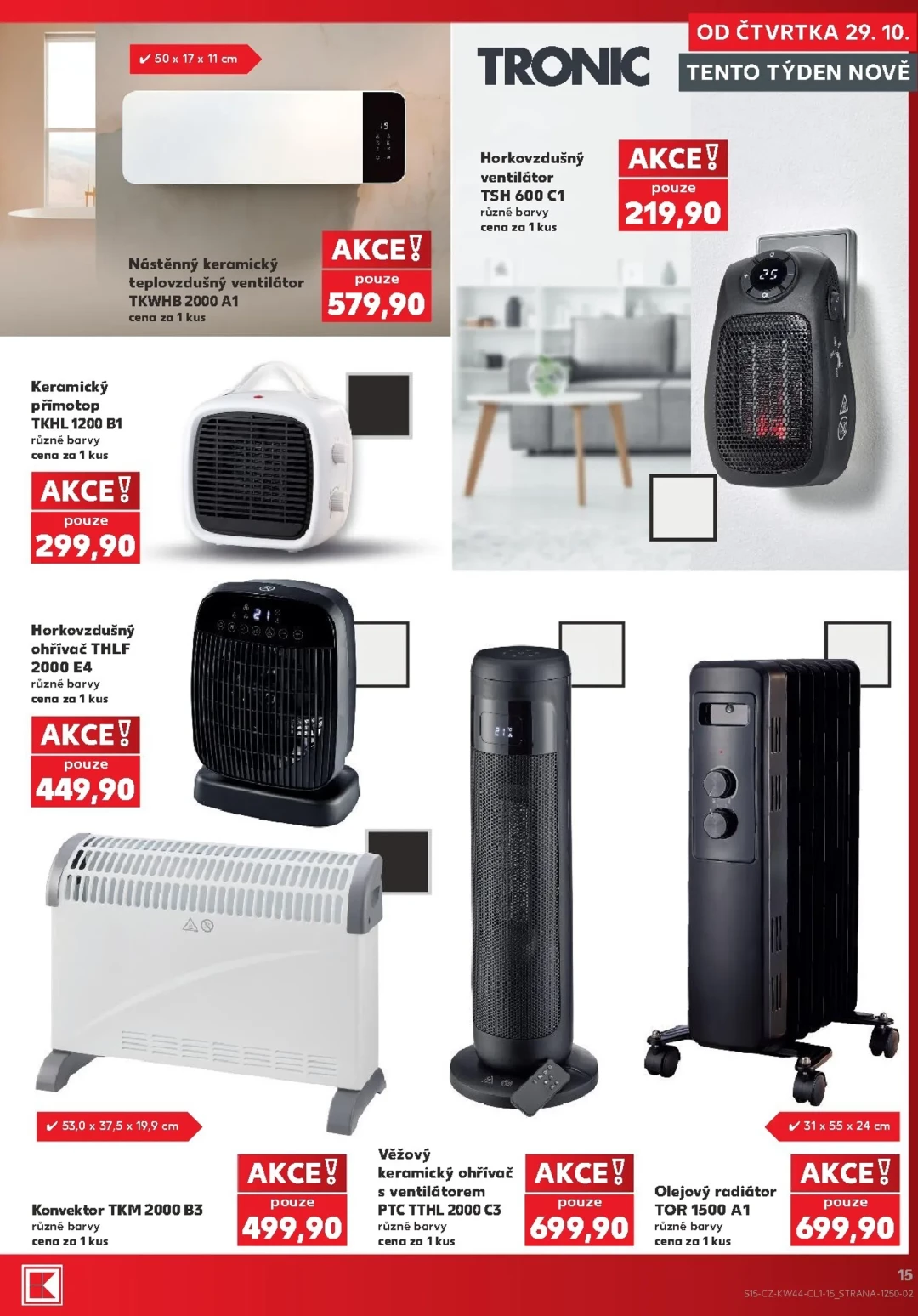 Originální strana 15 z 18 letáku Kaufland – Kaufland - Kolín - Spotřební zboží