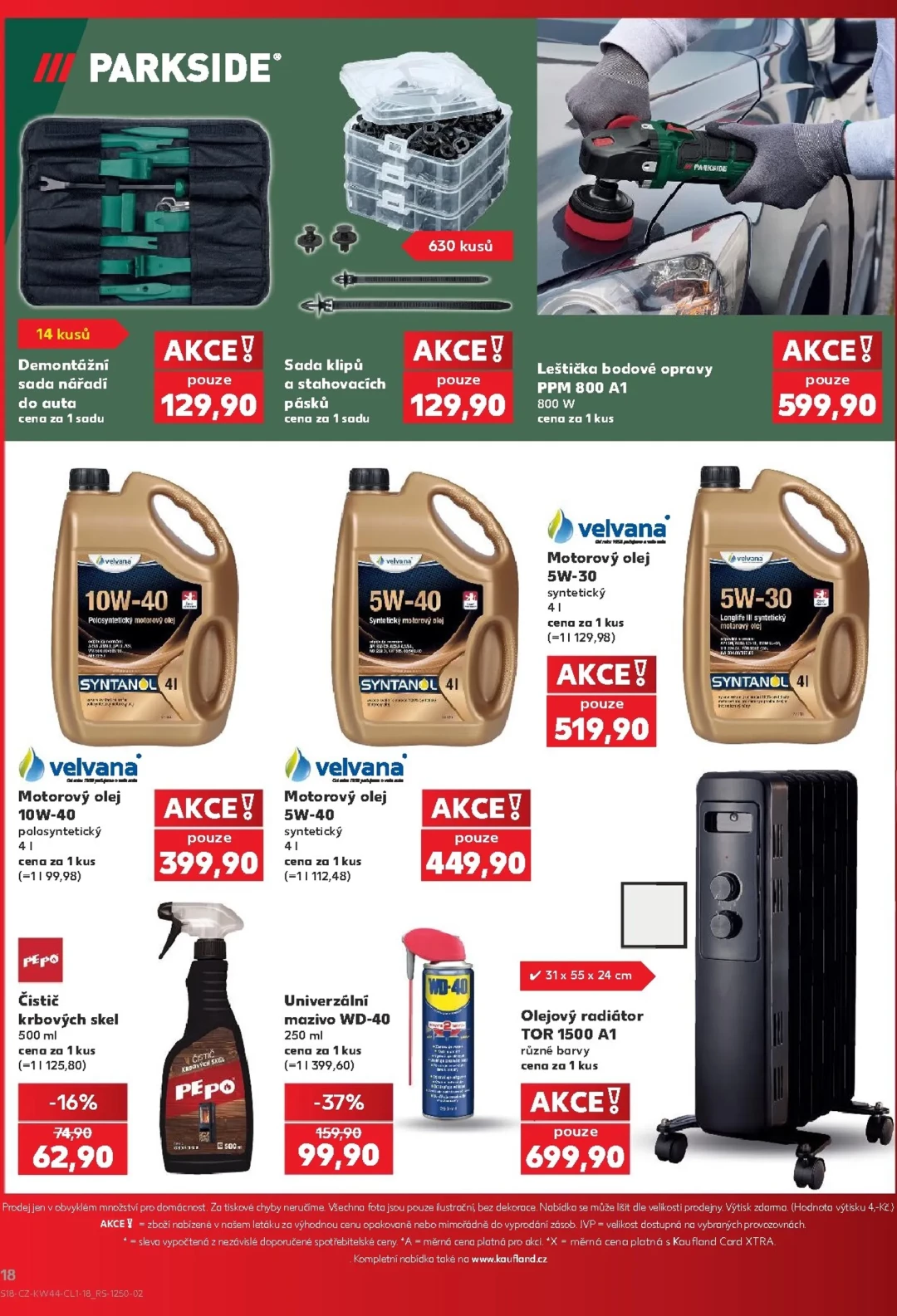 Originální strana 18 z 18 letáku Kaufland – Kaufland - Kolín - Spotřební zboží