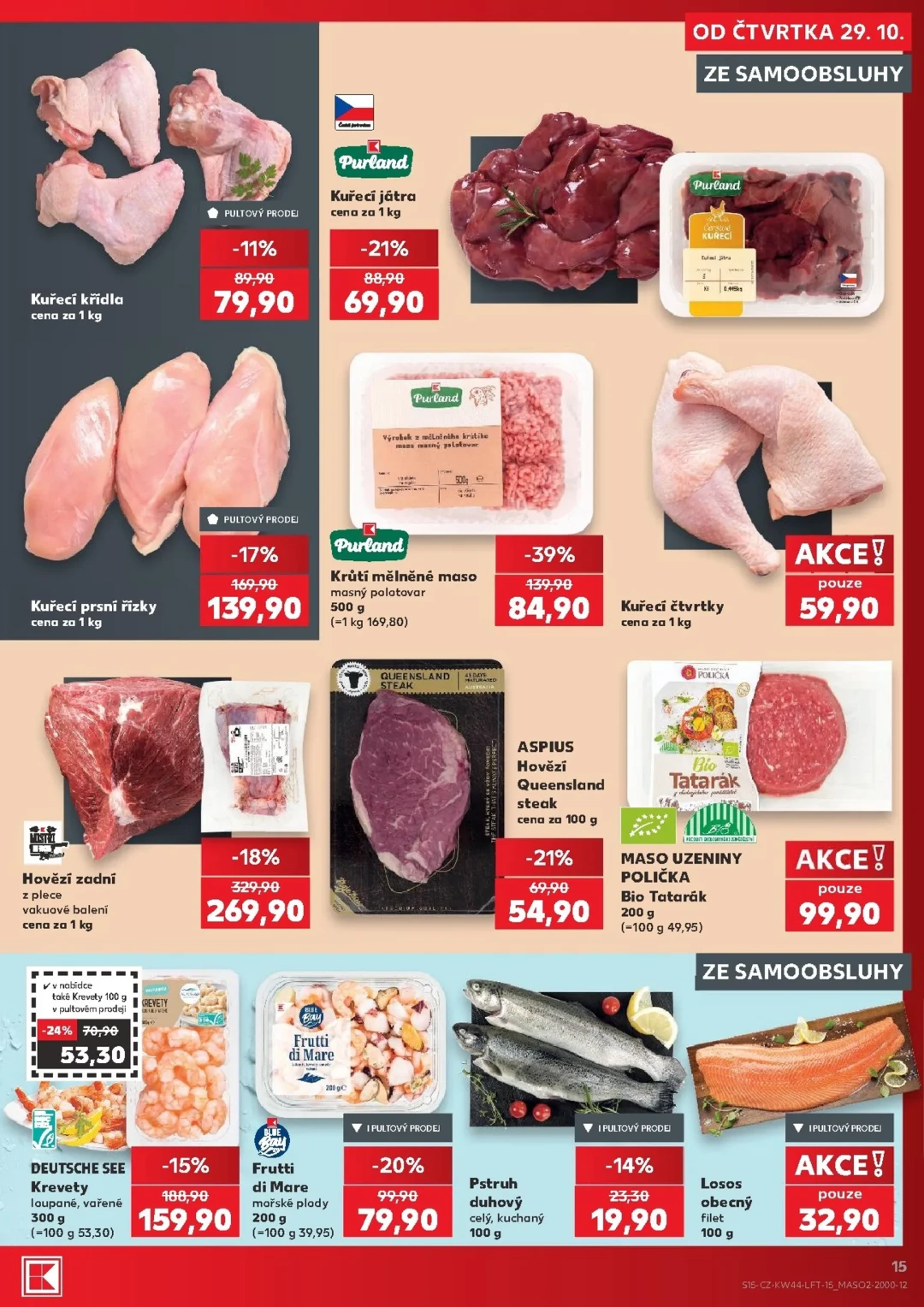 Originální strana 15 z 62 letáku Kaufland – Kaufland - Brno