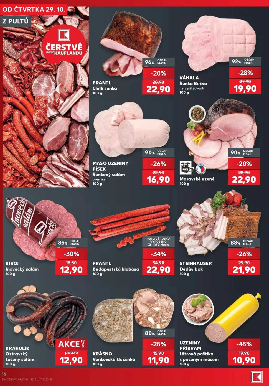 Originální strana 16 z 62 letáku Kaufland – Kaufland - Brno