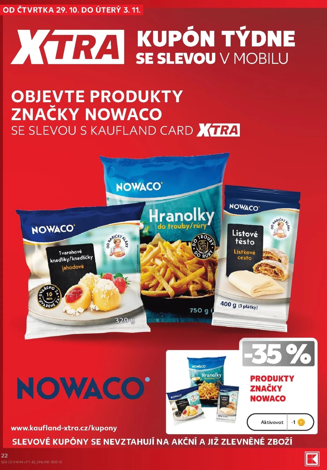 Originální strana 22 z 62 letáku Kaufland – Kaufland - Brno