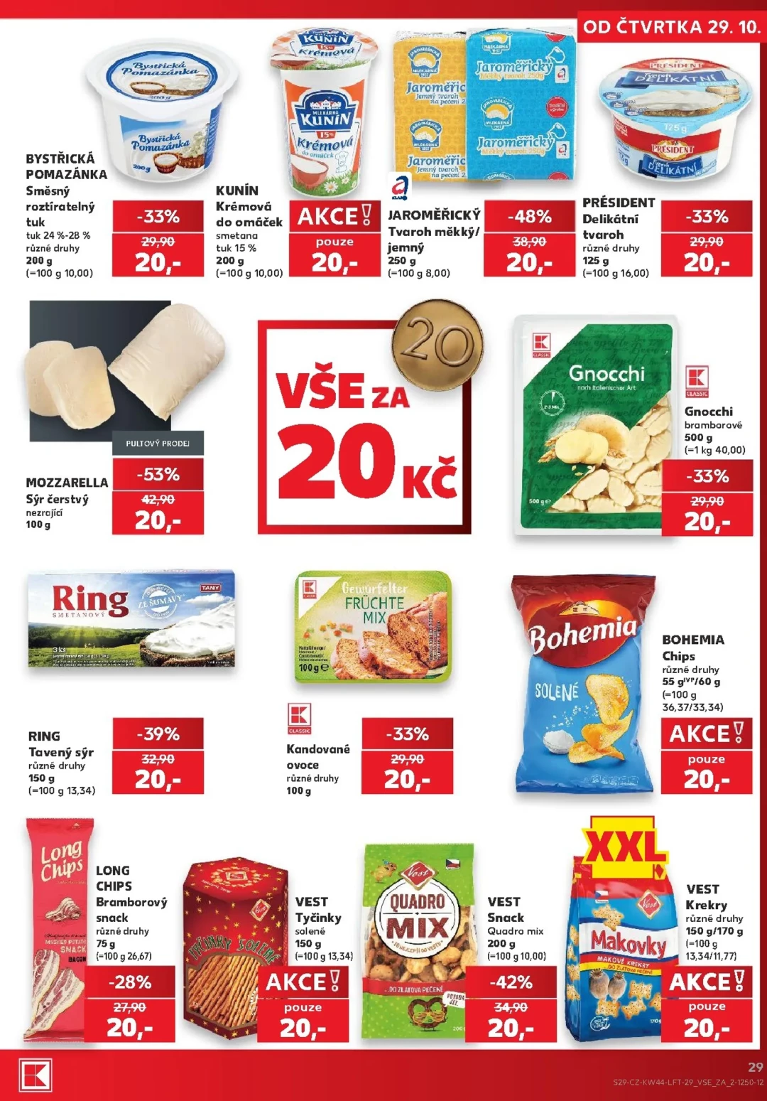 Originální strana 29 z 62 letáku Kaufland – Kaufland - Brno