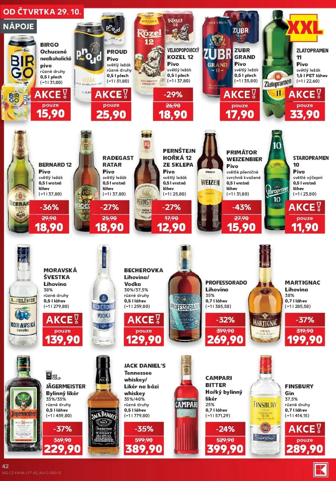 Originální strana 42 z 62 letáku Kaufland – Kaufland - Brno