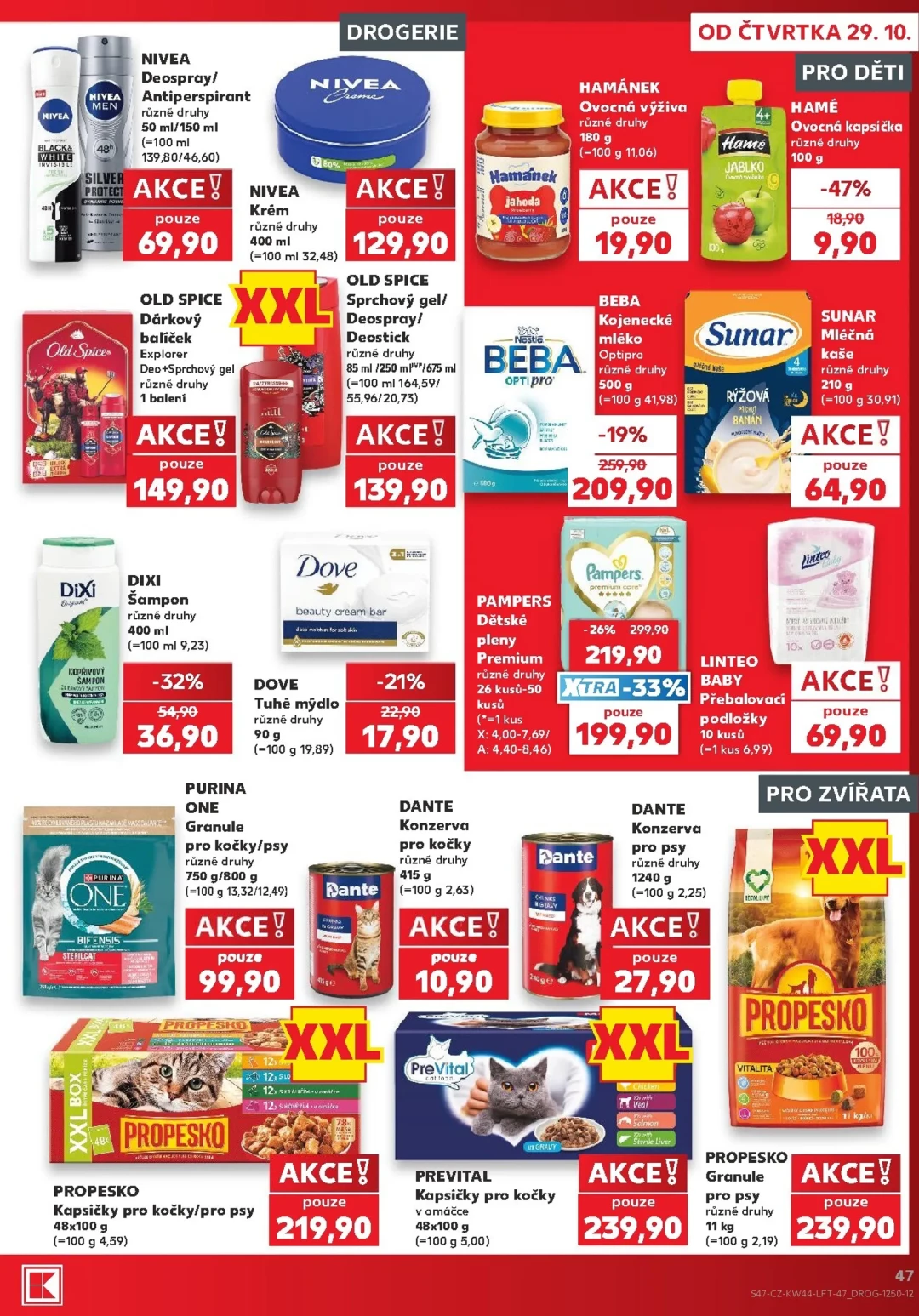 Originální strana 47 z 62 letáku Kaufland – Kaufland - Brno