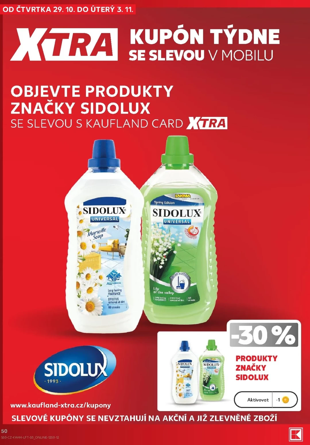 Originální strana 50 z 62 letáku Kaufland – Kaufland - Brno