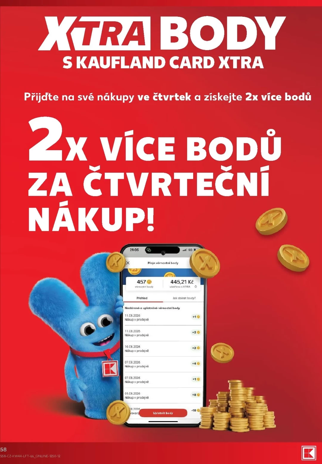 Originální strana 58 z 62 letáku Kaufland – Kaufland - Brno