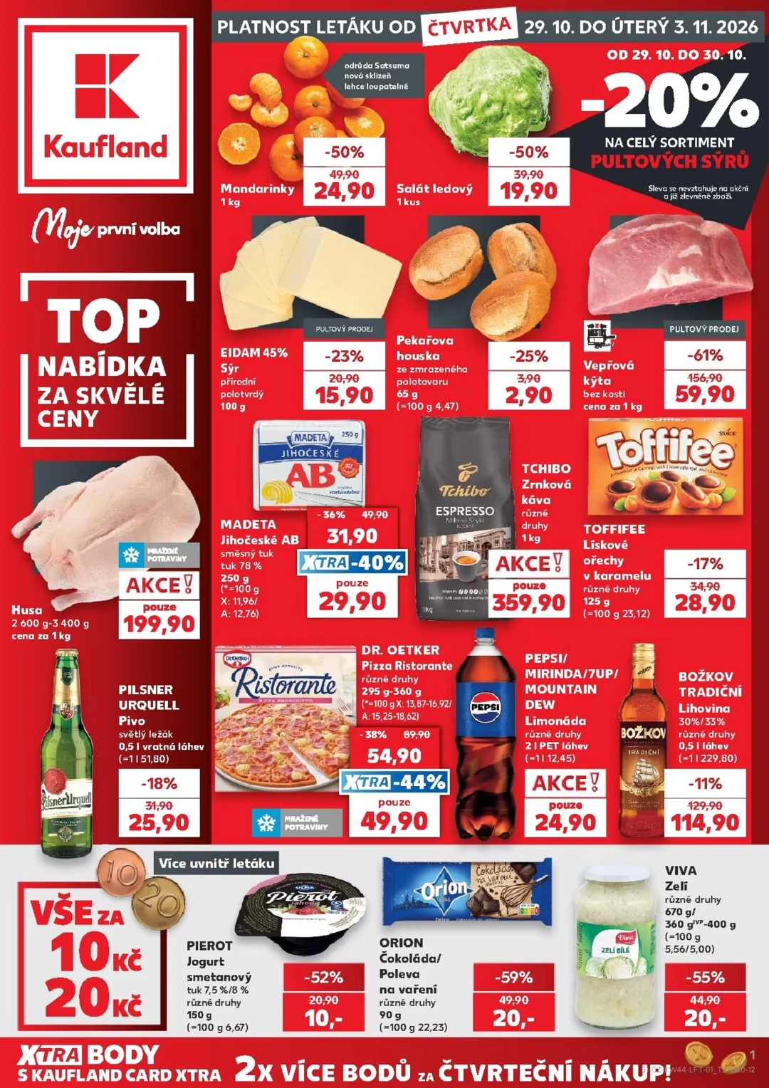Originální strana 1 z 62 letáku Kaufland – Kaufland - Praha 4