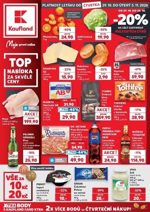 Obálka letáku Kaufland: Kaufland - Praha 4