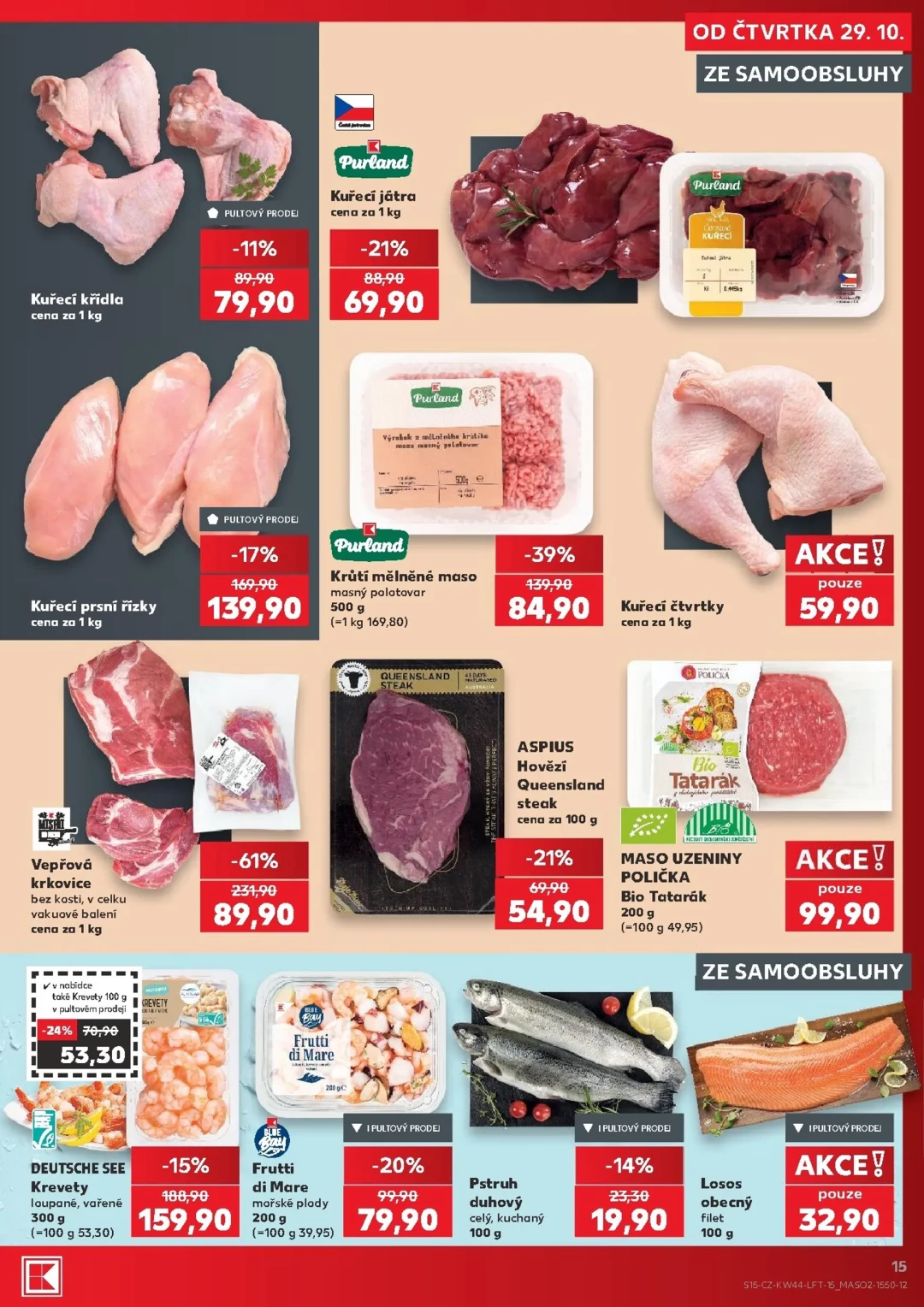 Originální strana 15 z 62 letáku Kaufland – Kaufland - Praha 4